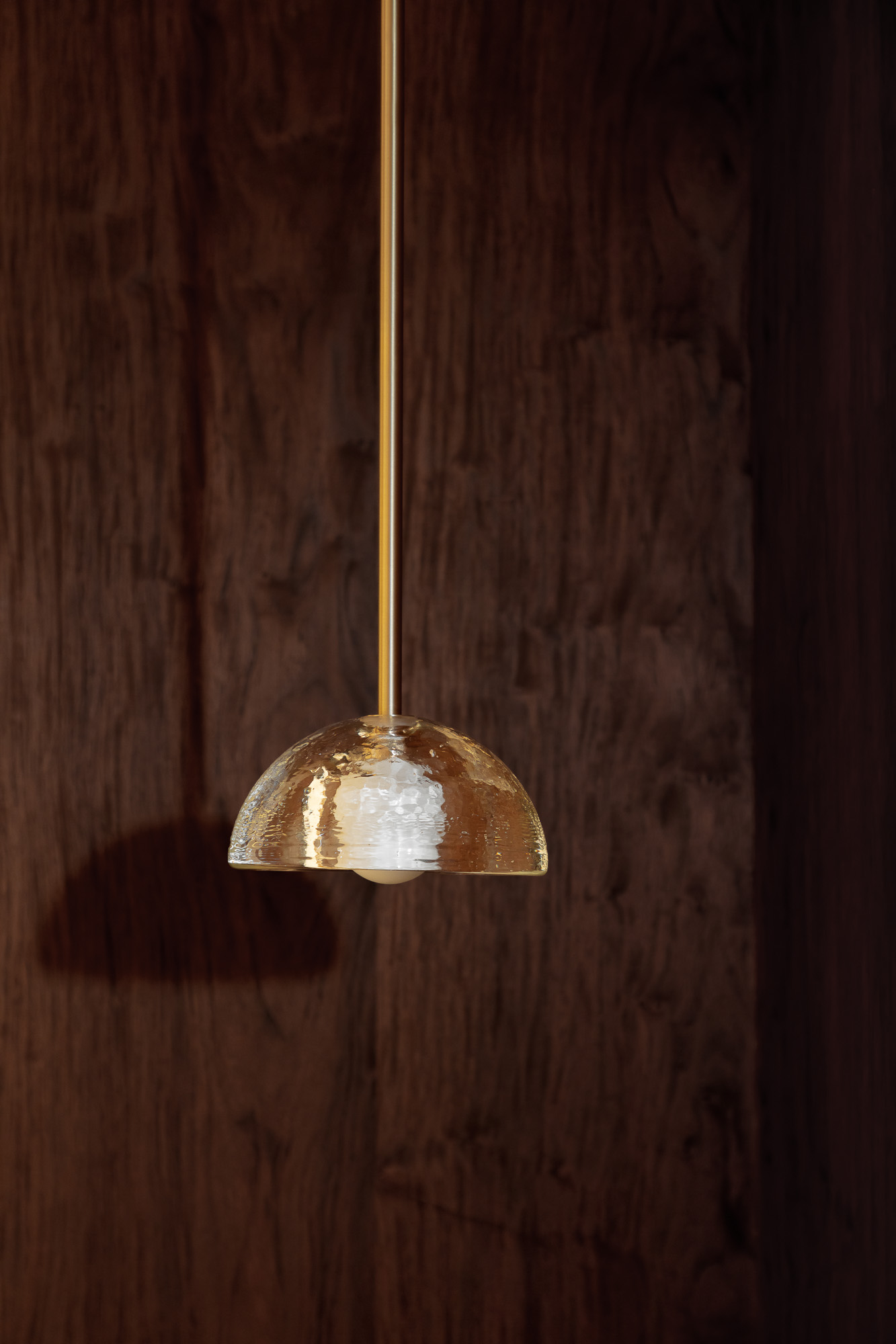 Aurelia Pendant Cast Glass & Brass