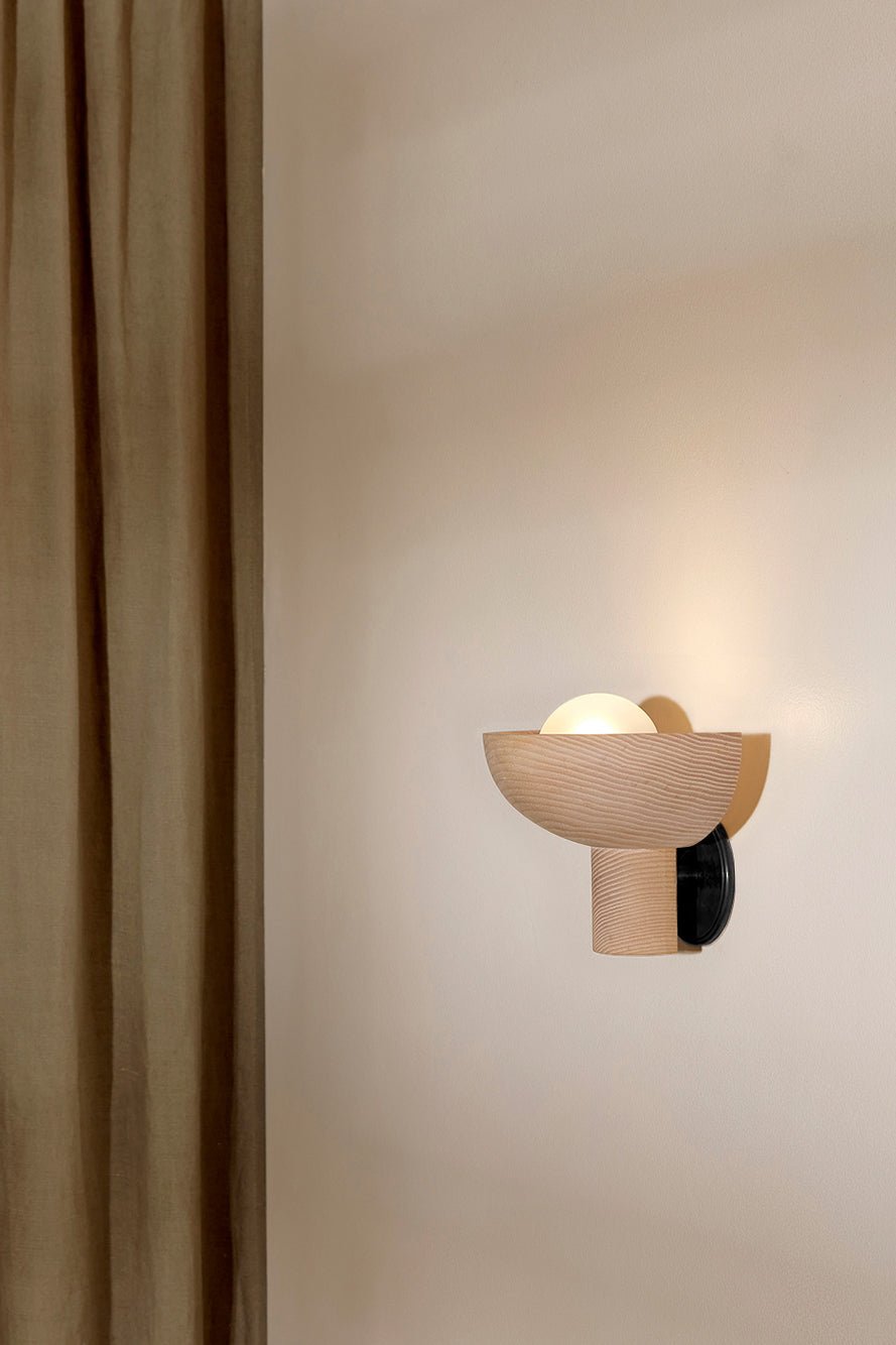 Selene Uplight - Small, Ash, Brushed Black
