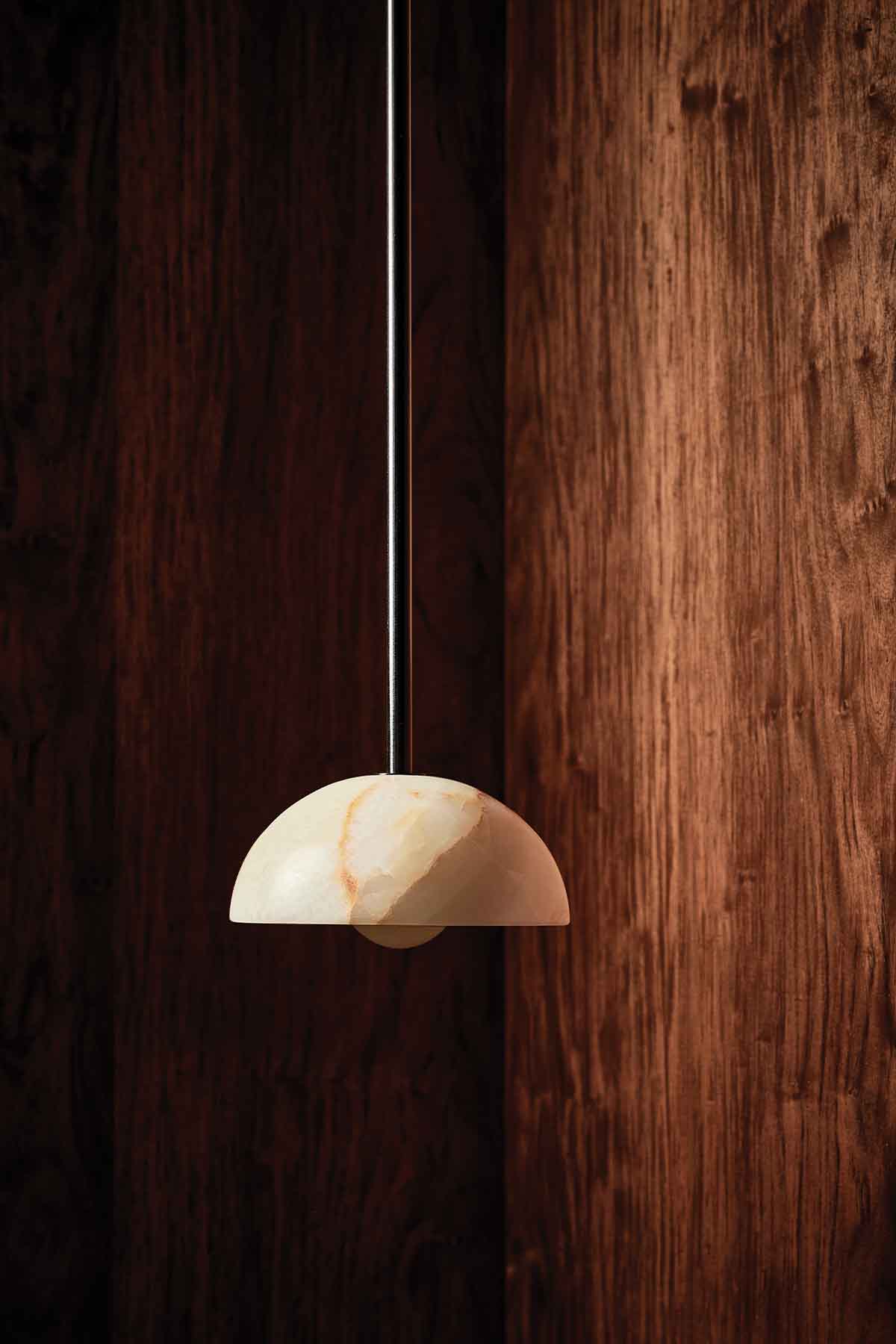 Aurelia Pendant Jade Onyx & Brushed Black