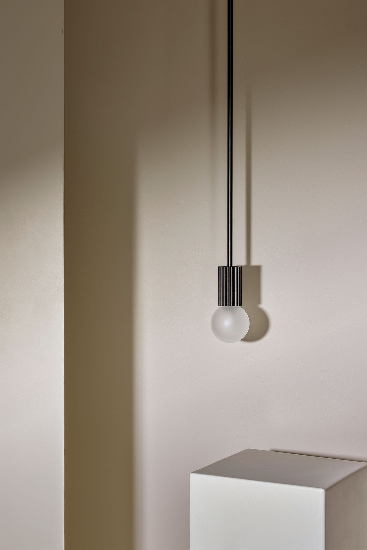 Attalos Pendant Light 95 Brushed Black