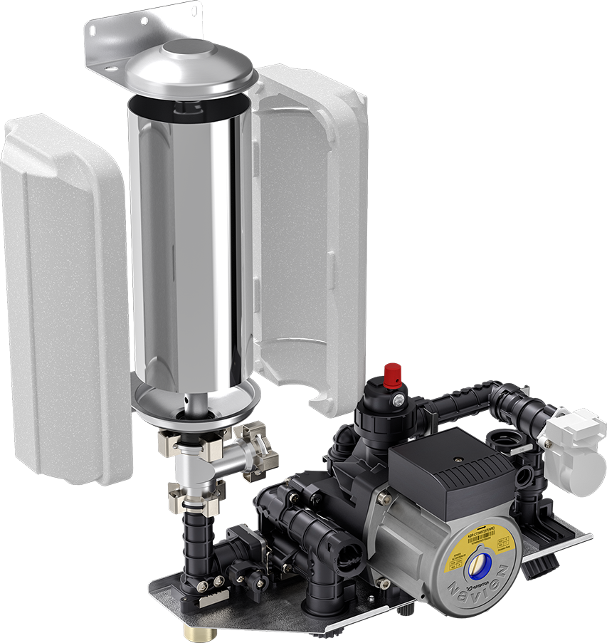 ComfortFlow Built-in Recirculation System